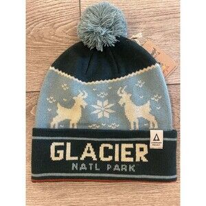 Landmark Project Glacier National Park Beanie Multi, One Size Hiking Outdoorsy